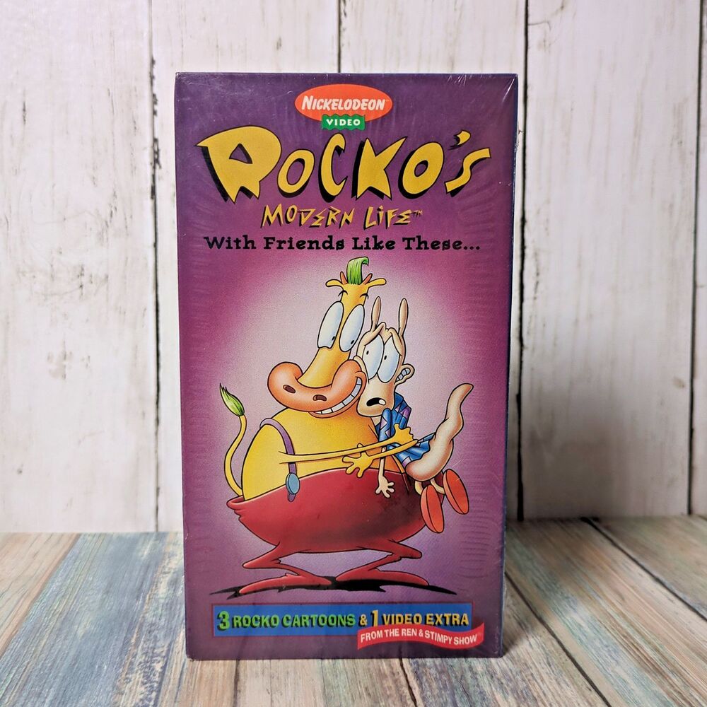 Rocko's Modern Life With Friends Like These Orange VHS 94 Nickelodeon NEW SEALED